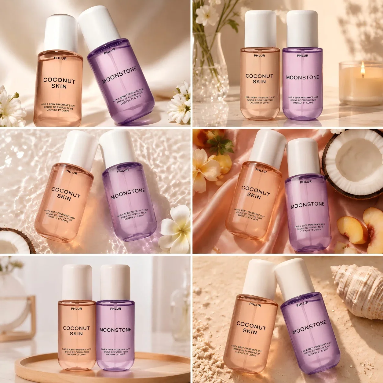 Fragrance Long Lasting Perfume - PHLUR Coconut Skin & Moonstone Hair